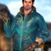 Far Cry 4 Ajay Ghale Blue Leather Jacket