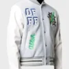 Lil Durk Off-White Varsity Jacket