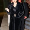 Selena Gomez 2023 Rare Beauty Event Faux Fur Coat