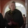 The Miracle Club 2023 Maggie Smith Brown Coat