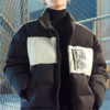 BTS X Fila Black Puffer Jacket
