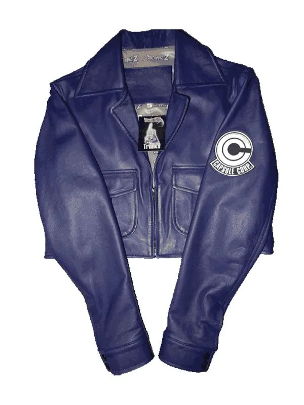 Future Trunks Capsule Corp Leather Jacket - Oskar Jacket