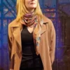 Laura Linney Brown Trench Coat