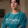 Everything Now Alison Hamptons Health Club Blue Sweatshirt