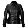 Handmade Fashion Black Real Leather Jacket