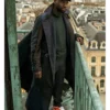 Lupin S03 Assane Diop Black Trench Coat
