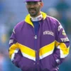 Tony Dungy Starter Purple Hooded Jacket