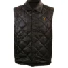 Yellowstone John Dutton Quilted Black Vest