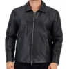 Alfani Black Faux Leather Jacket