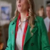 Emily Just Like A Christmas Green Trench Coat