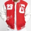 Goat 23 Red Varsity Jacket