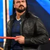 Raw Drew McIntyre WWE Black Leather Jacket