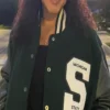 Aliyah Moore’s Michigan State Black Varsity Jacket