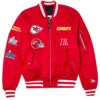 Alpha Industries Ma-1 Chiefs Red Bomber Jacket