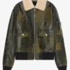 Frenton Aviator Naval Fur Collar Leather Jacket