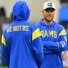 Los Angeles Rams Sideline Athletic Arch Blue Pullover Hoodie