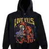 Love Kills Pullover Hoodies
