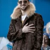 Maximilian Osinski Ted Lasso S03 Fur Brown Coat