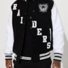Oakland Raiders Letterman Varsity Jacket