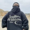 Scuffers with Love Blue Hoodie