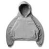 Vwoollo Double Layered Grey Puffy Hoodie