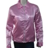 Women Pink Ladies Sandy Grease Satin Jacket For Sale