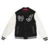 04 BBC Black and White Letterman Varsity Jacket