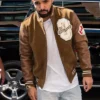Drake Brown Bomber Jacket