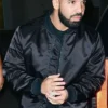 Drake Scorpion Black Bomber Jacket