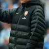 England World Cup 2023 Arsene Wenger Black Puffer Coat