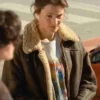 Lena Beckett Shearling Brown Leather Jacket