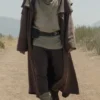 Master Jedi Kenobi Brown Wool Cloak