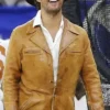 Matthew McConaughey Brown Real Leather Jacket