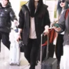 Fan Bingbing The 355 Lin Mi Sheng Black Coat