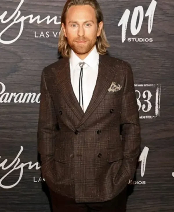 1883 Yellowstone Eric Nelsen Brown Blazer Coat