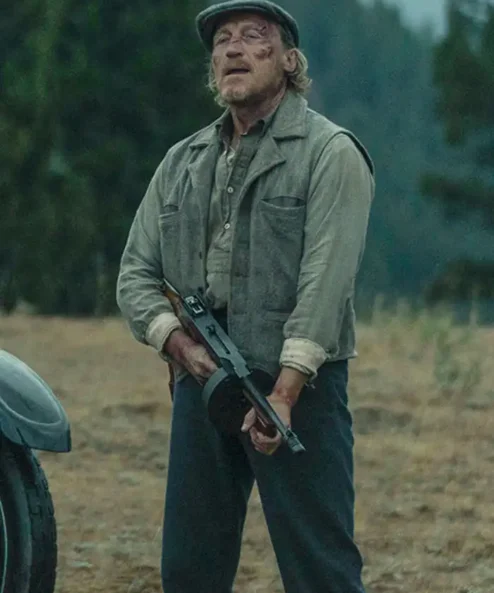1923 TV Series Jerome Flynn Grey Vest
