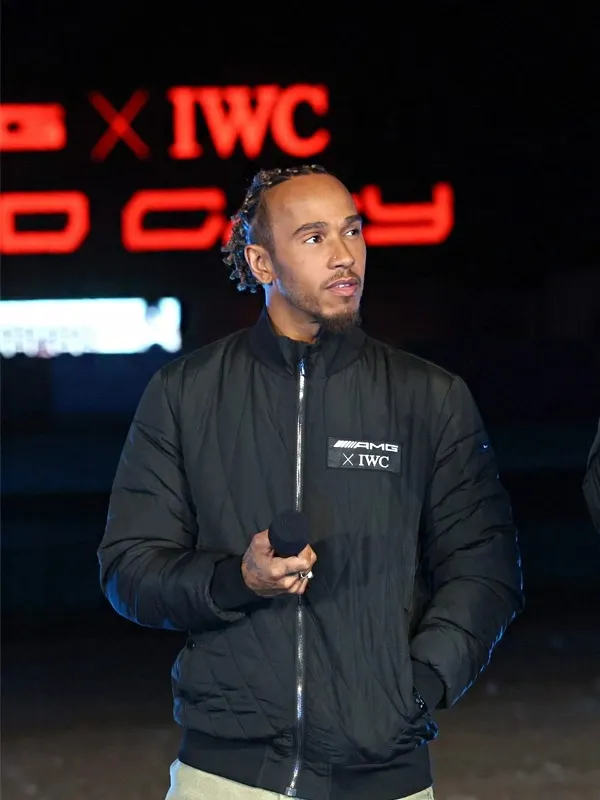 2023 Las Vegas Gp Amg X Iwc Lewis Hamilton Black Jacket