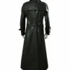 7 Albert Wesker Resident Evil 5 Black Trench Coat Costume