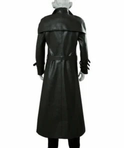 7 Albert Wesker Resident Evil 5 Black Trench Coat Costume