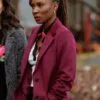 Shanola Hampton Found 2023 Pink Trench Coat