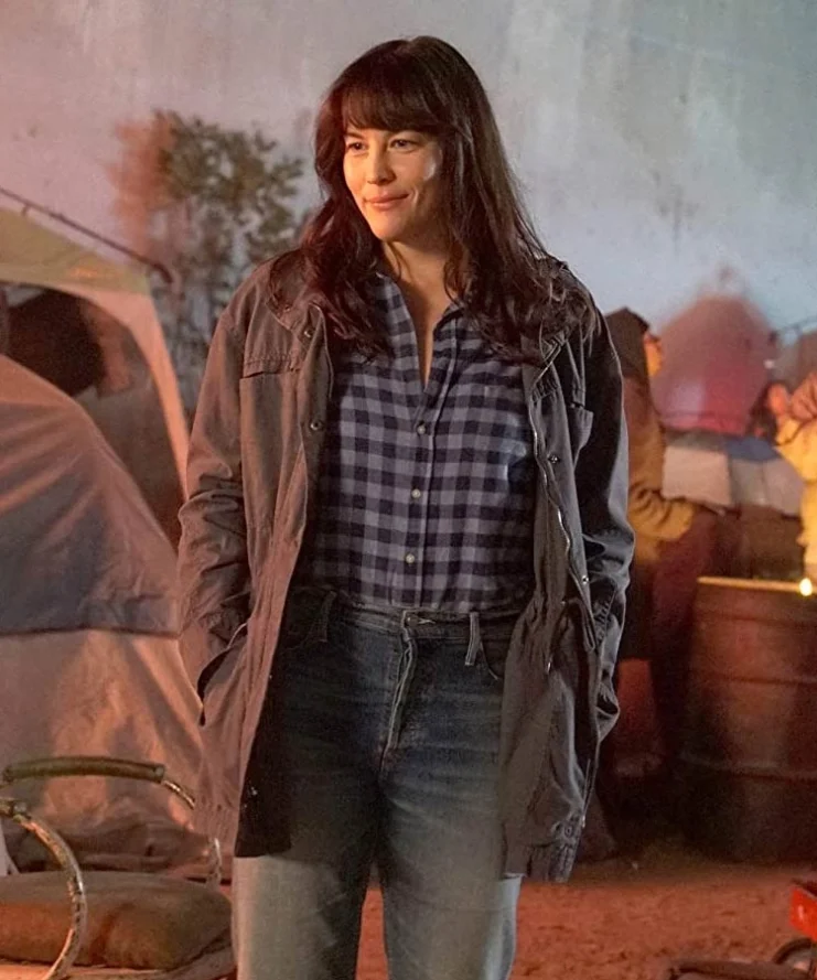 9-1-1 Lone Star Michelle Blake Black Cotton Coat