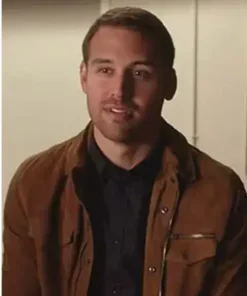 9-1-1 Season 03 Ryan Guzman Brown Suede Leather Jacket