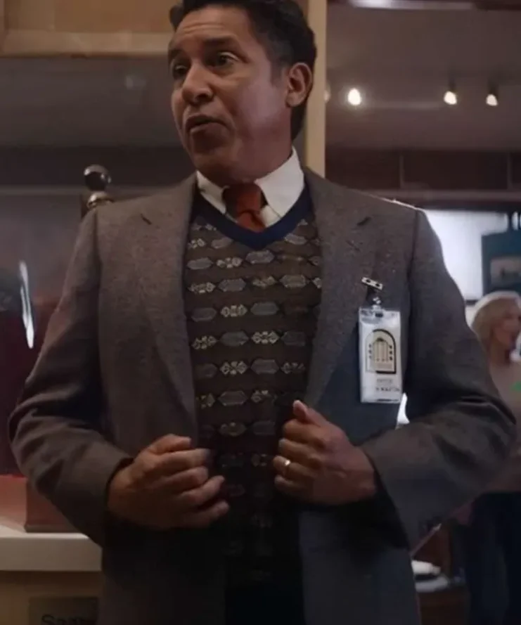 A Christmas Mystery 2022 Mayor Donovan Grey Coat