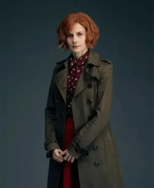 A Discovery of Witches Gillian Chamberlain Grey Cotton Coat