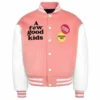 A Few Good Kids Strike Pink Varsity Jacket