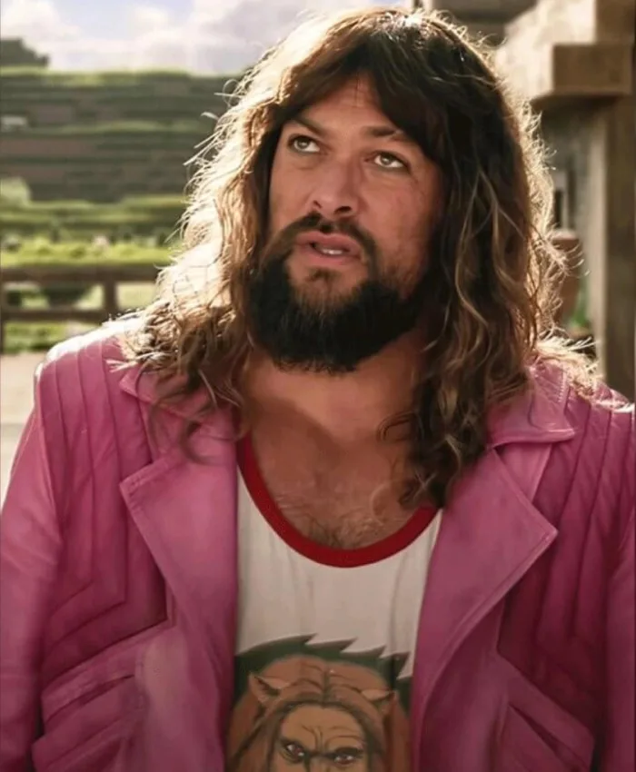 Order A Minecraft 2025 Jason Momoa Pink Leather Jacket
