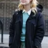 Elle Fanning A Rainy Day In New York Cotton Hooded Coat