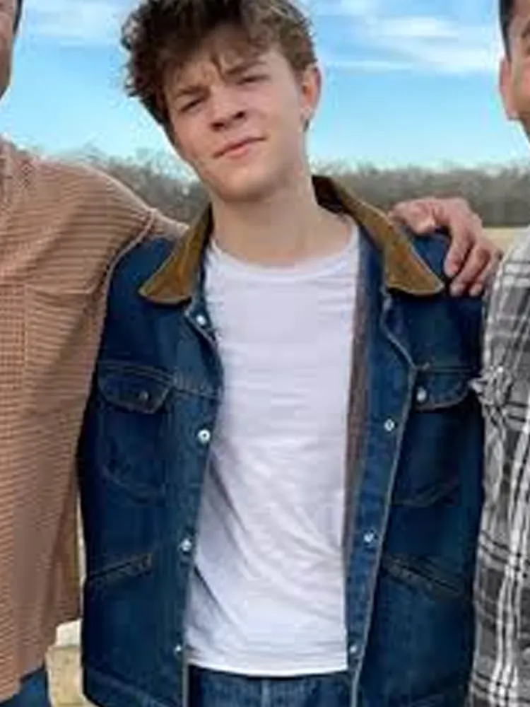 Adam Adam the First 2024 Blue Trucker Jacket