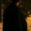 Adam Sandler Murder Mystery 2 Black Wool Coat Back