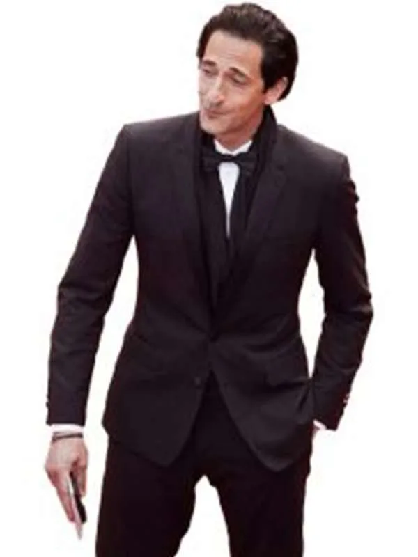 Adrien Brody Peaky Blinders Suiting Fabric Tuxedo Jacket
